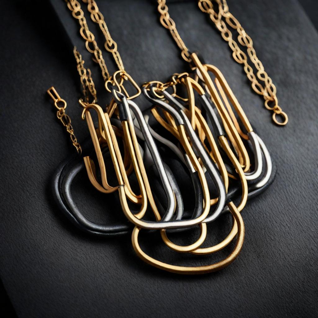 paper clip necklace