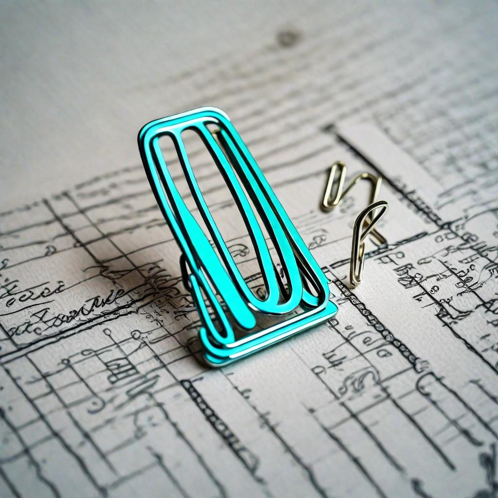 Tiffany paper clip 

